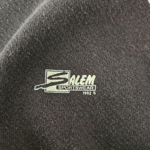 Vintage‎ retro 90's KU University of Kansas Jayhawks sweatshirt Salem unisex - Picture 6 of 7